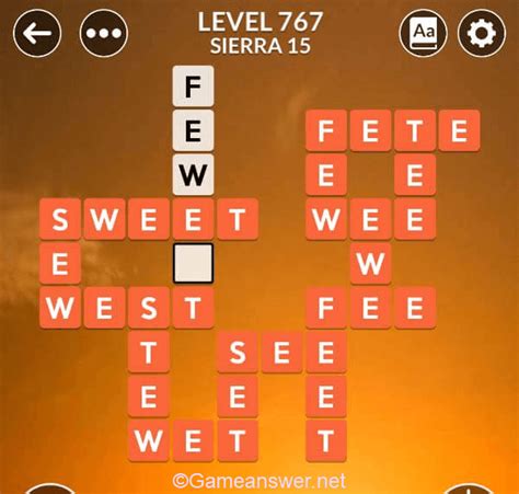 Wordscapes Level 767 Answers [ + Bonus Words ] .